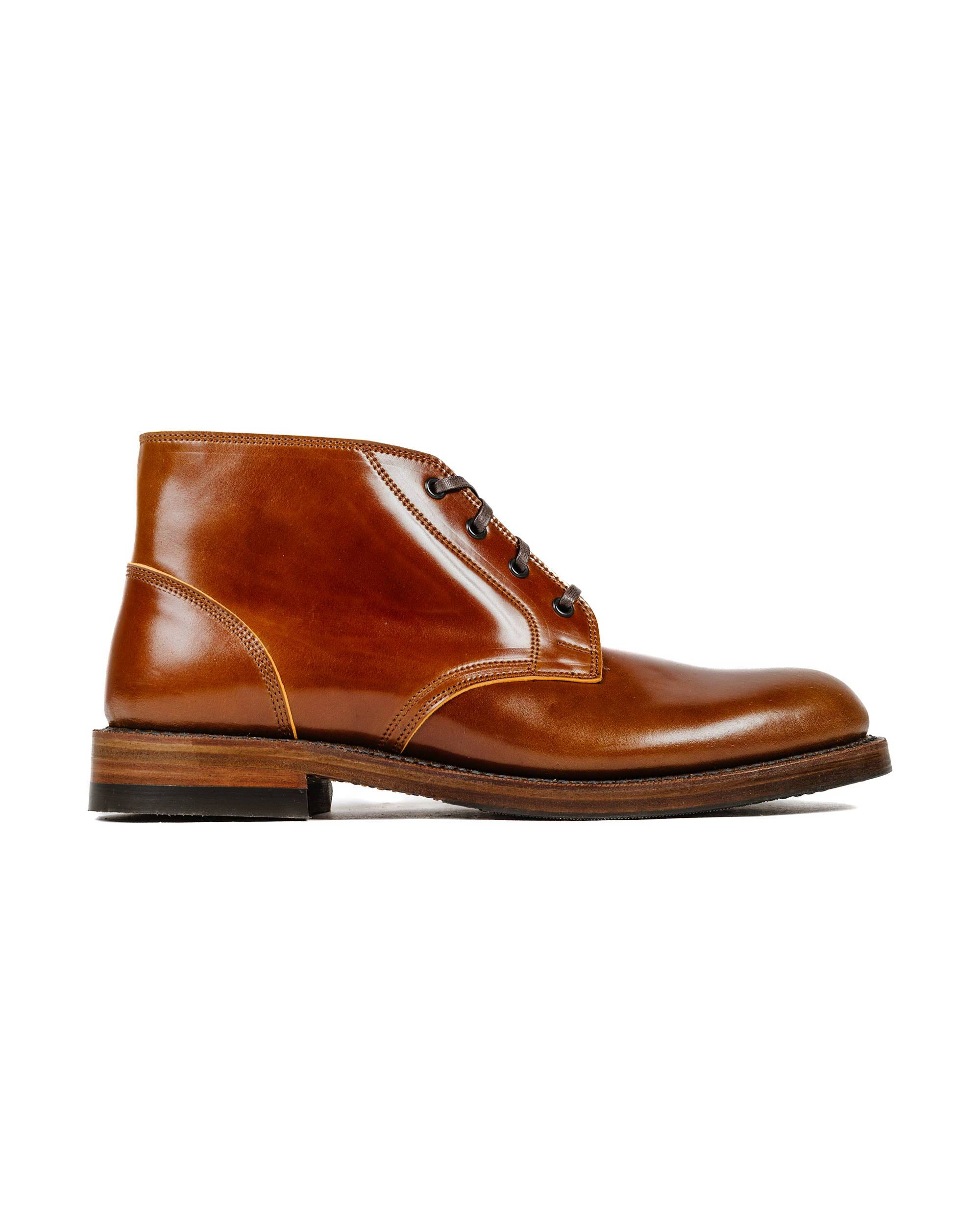 the steadfast chukka boots shinki hikaku shell cordovan cognac