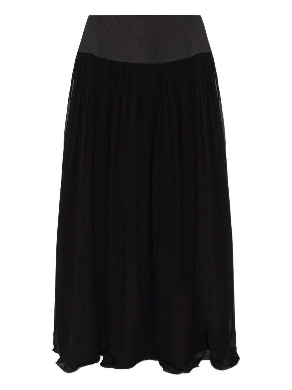 solene gathered maxi skirt