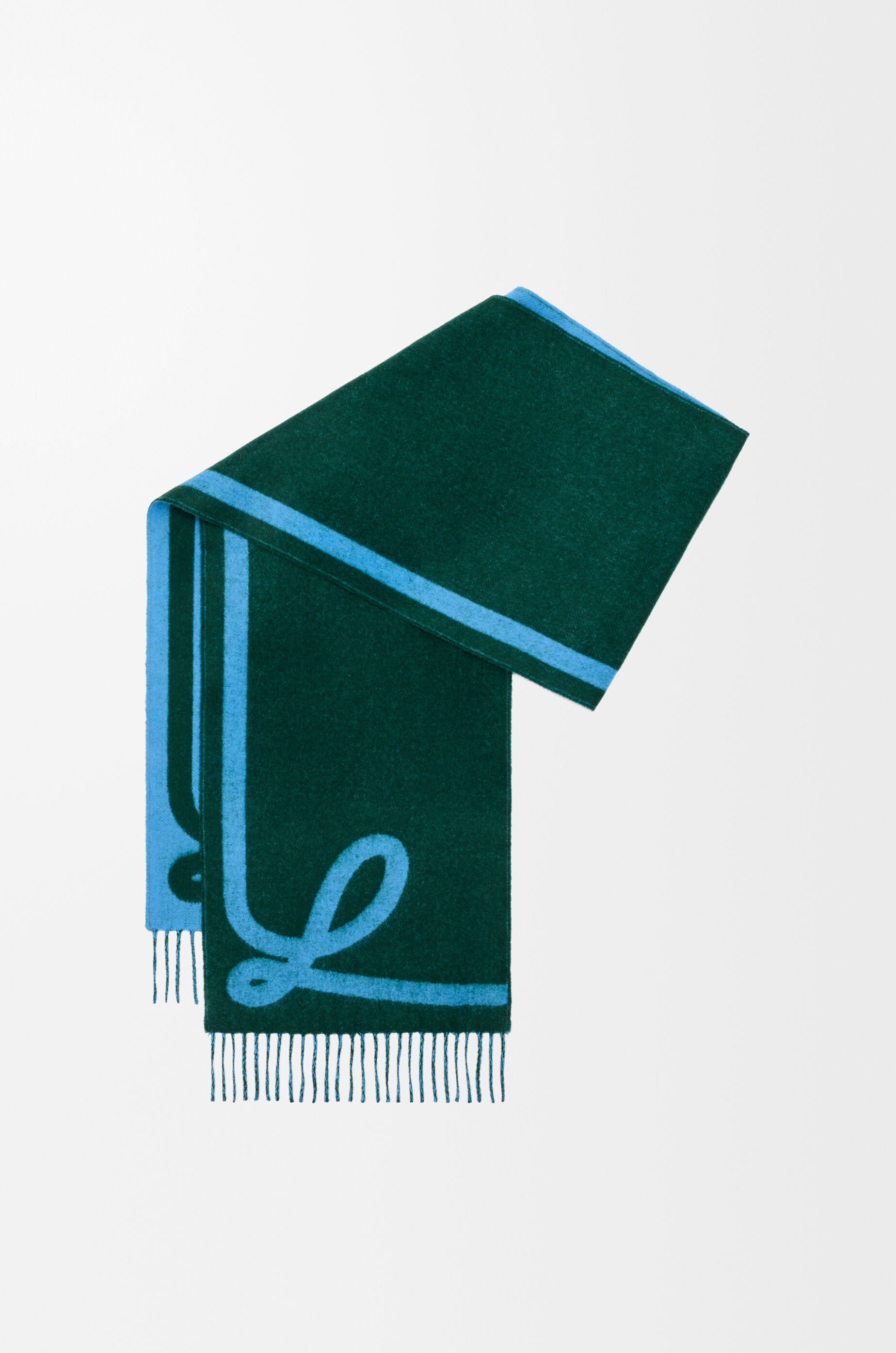 scarf in wool and cashmere