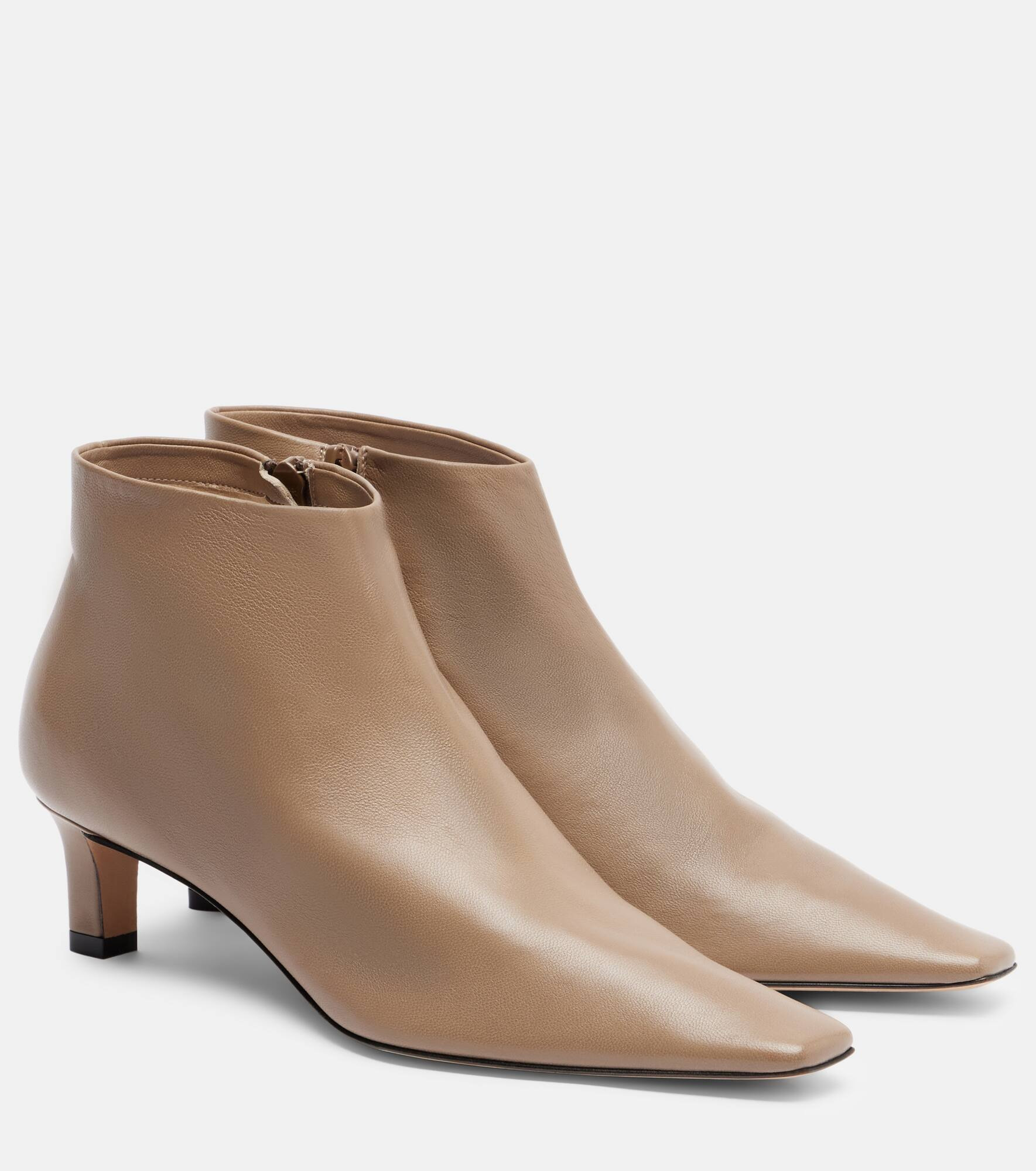 carla 45 leather ankle boots
