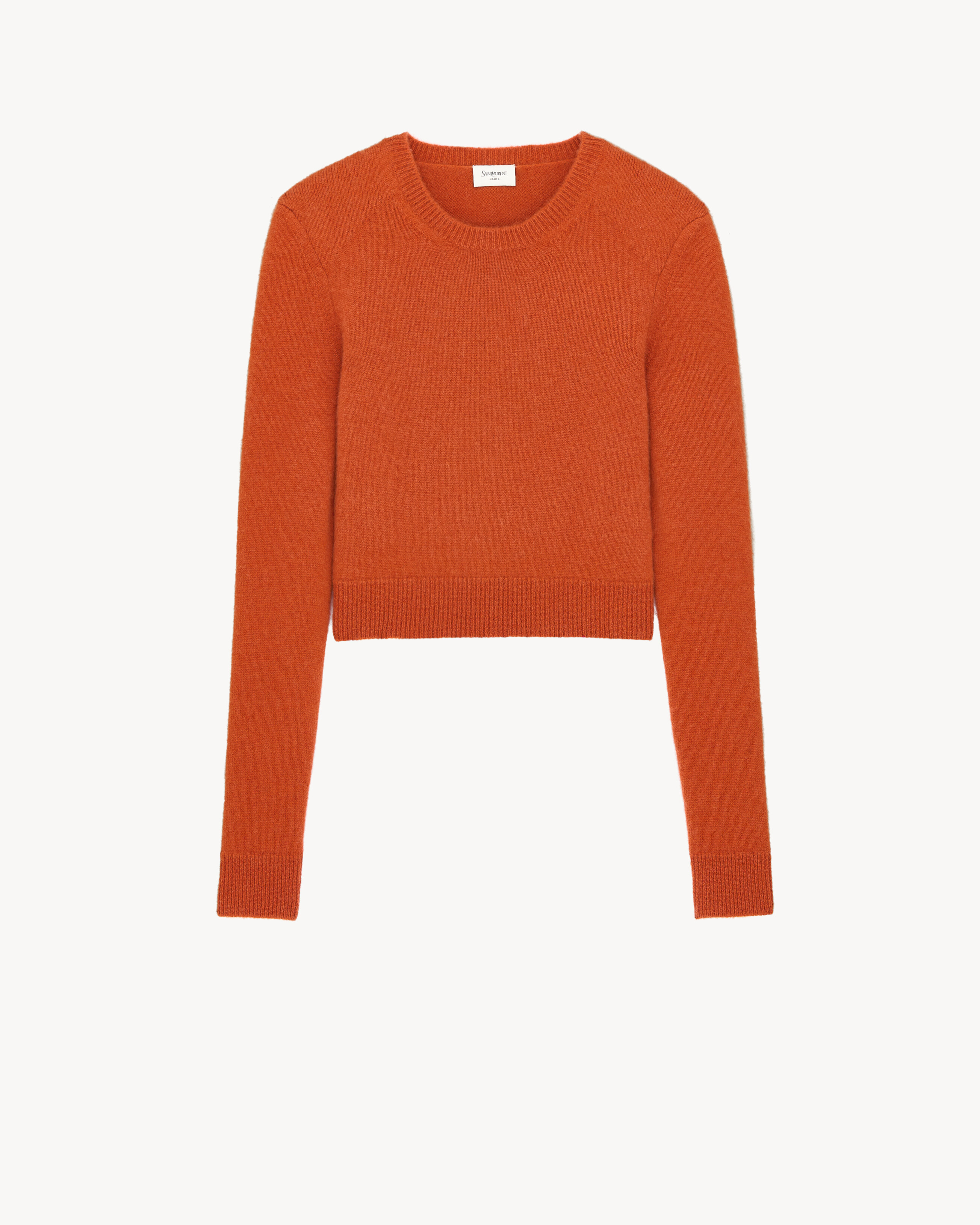 crewneck sweater in cashmere