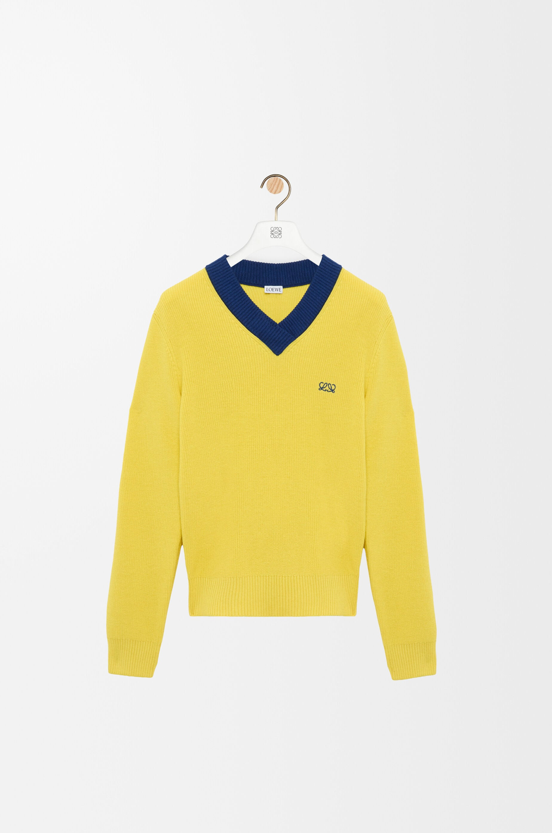 sweater in cotton and wool