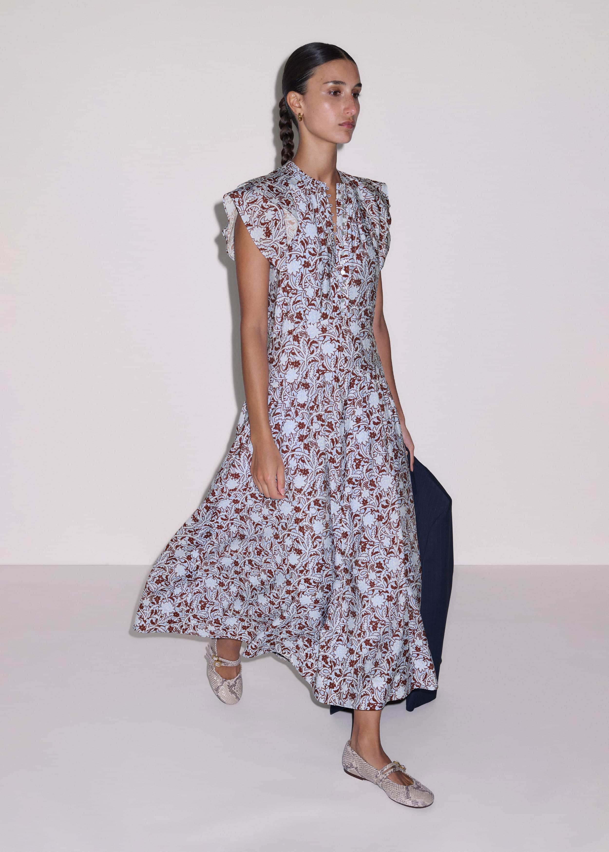 fit + flare midi dress