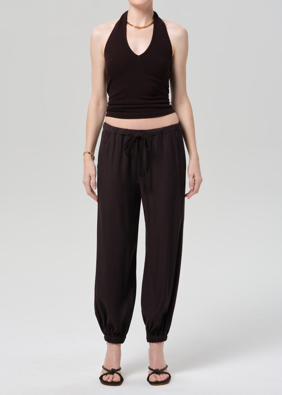 bubble pull on in brown