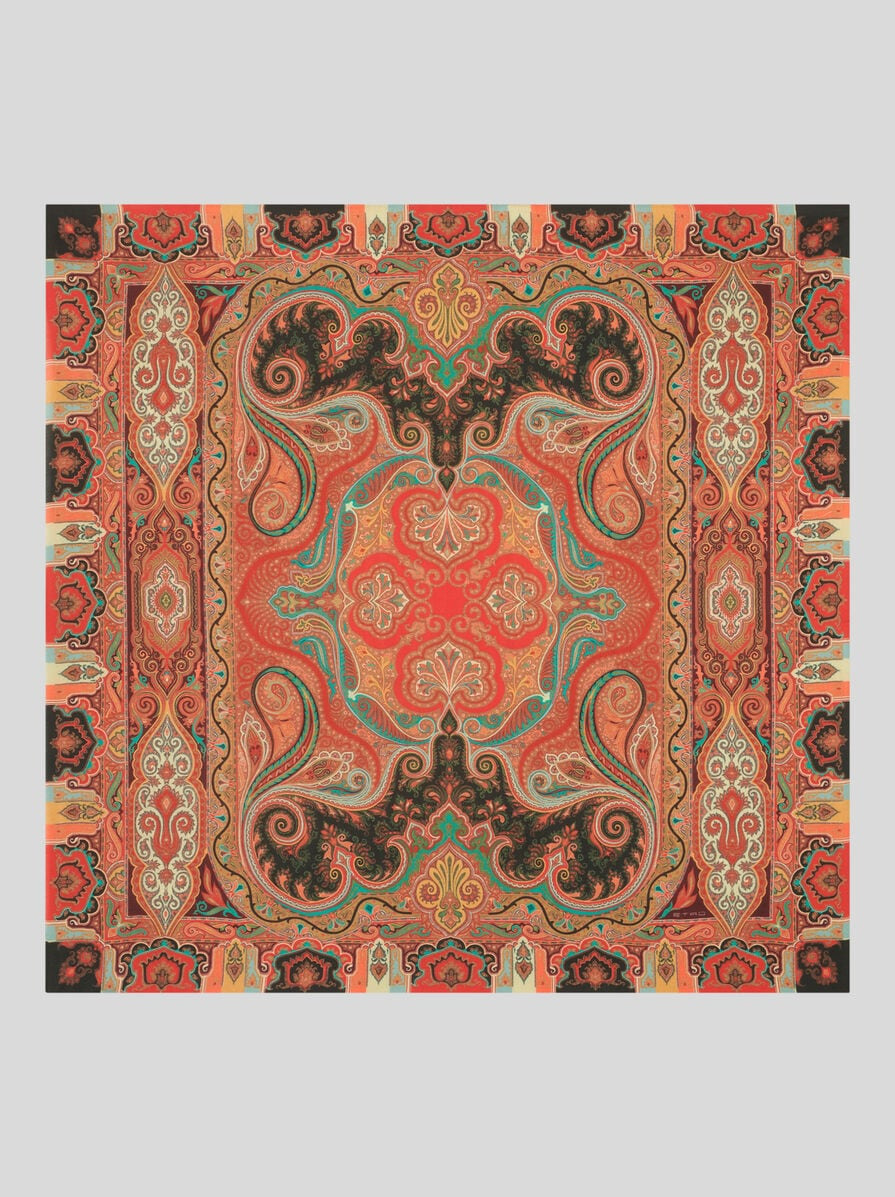 paisley silk and cashmere shawl