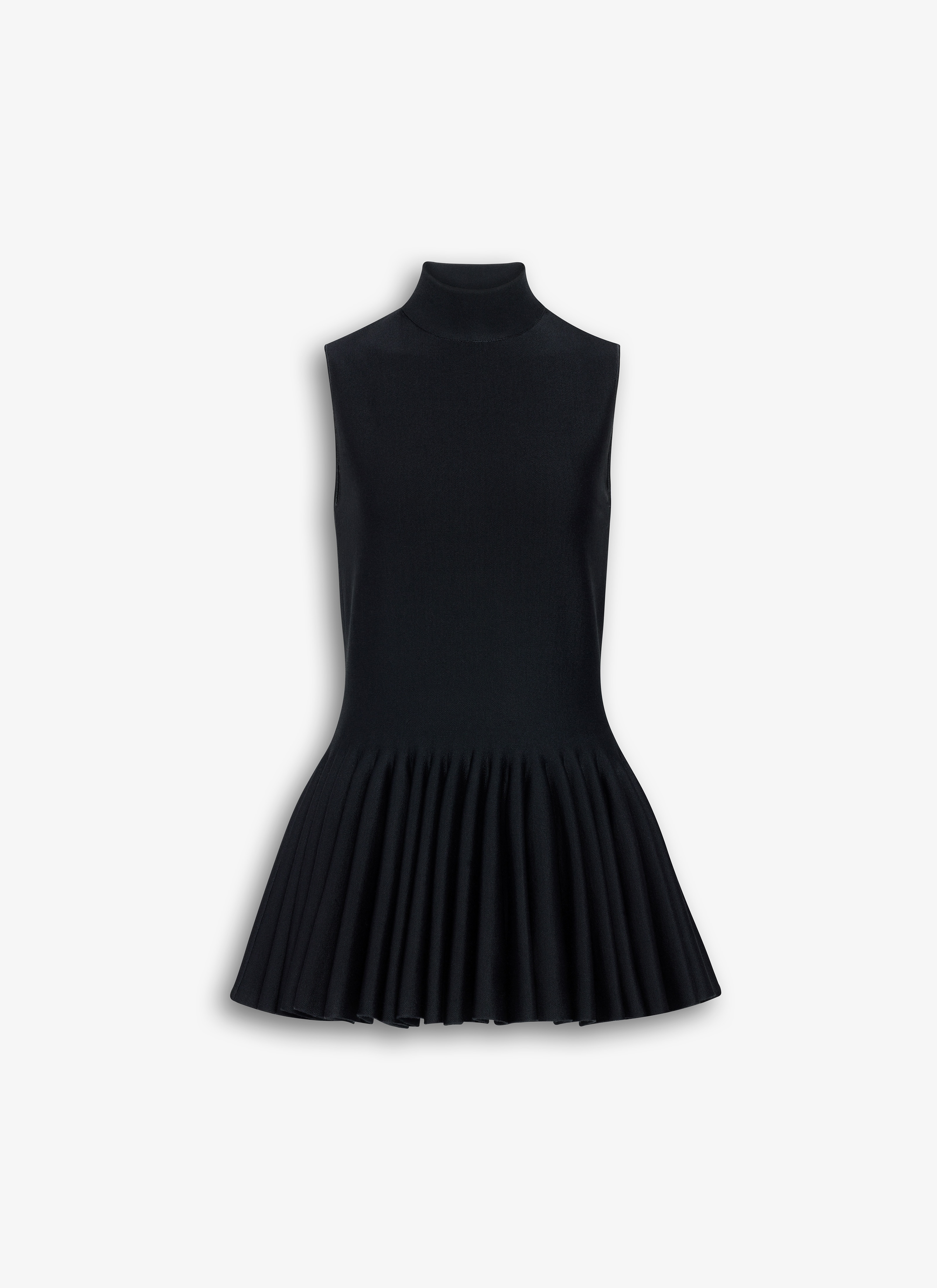 wool blend godet top