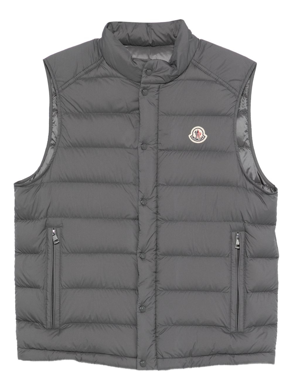 zip quilted gilet
