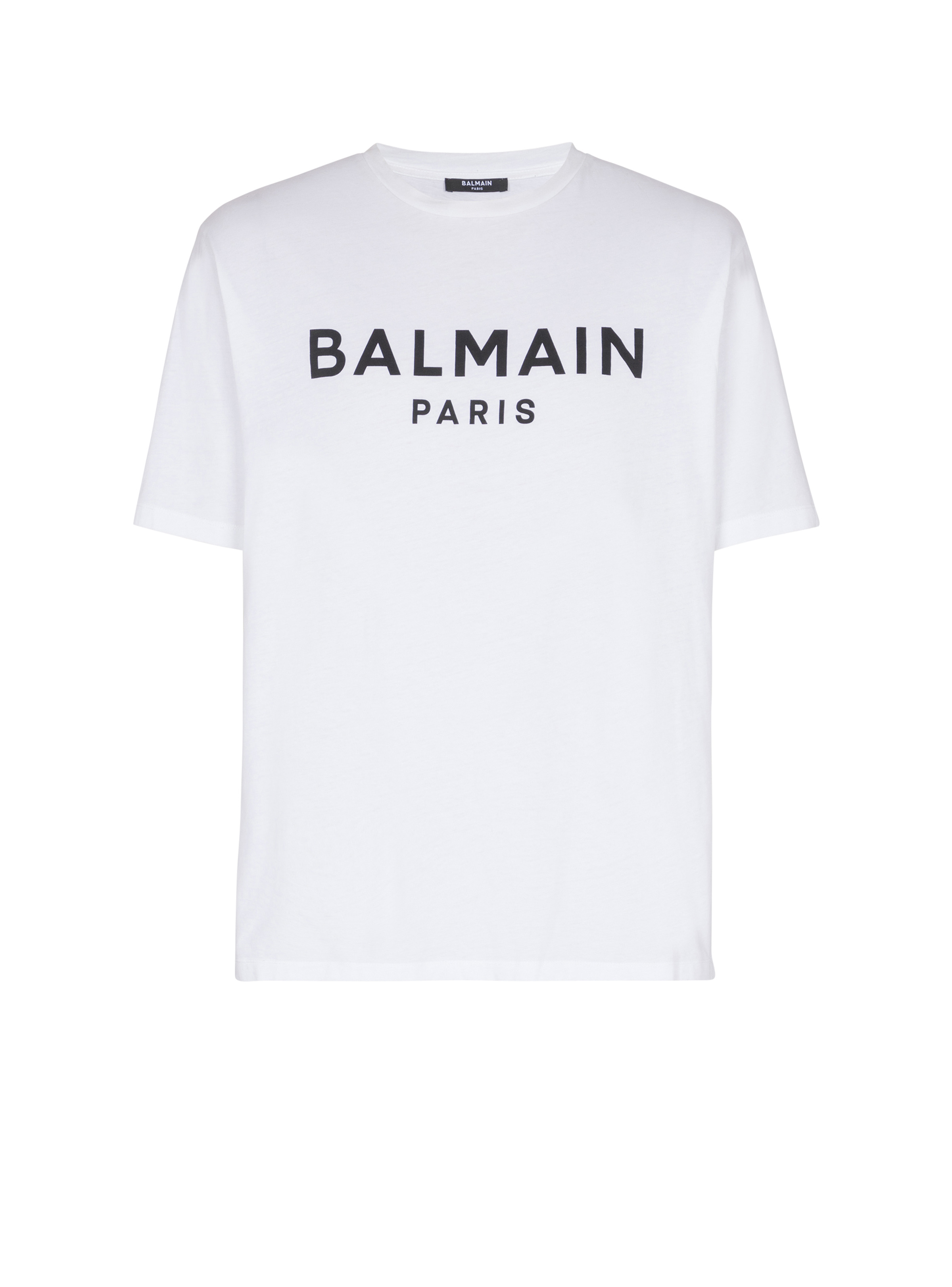 t-shirt with balmain paris print