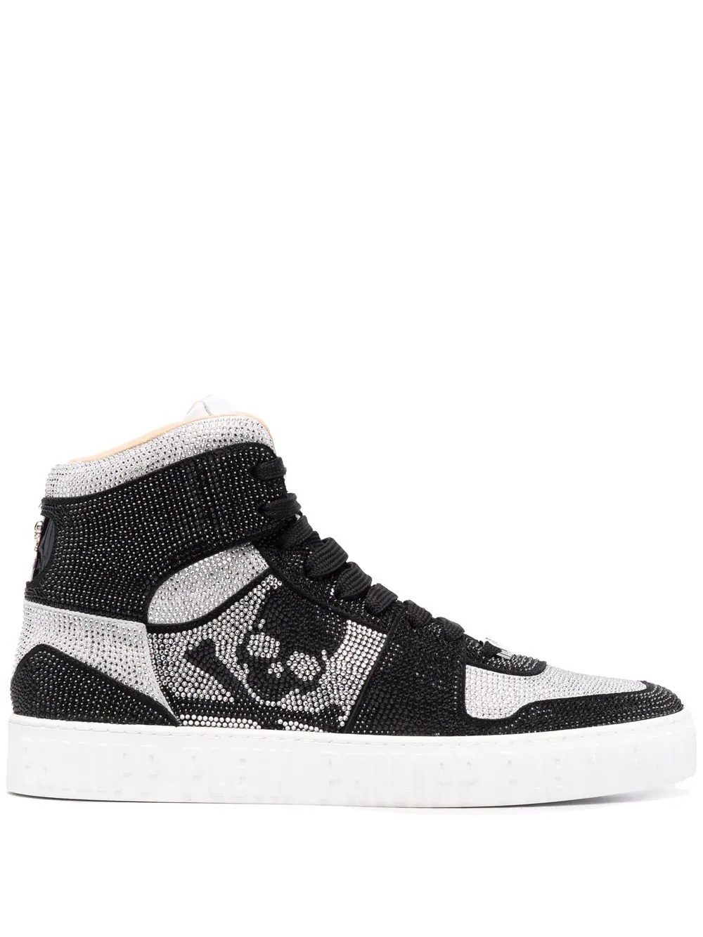 strass hi-top sneakers