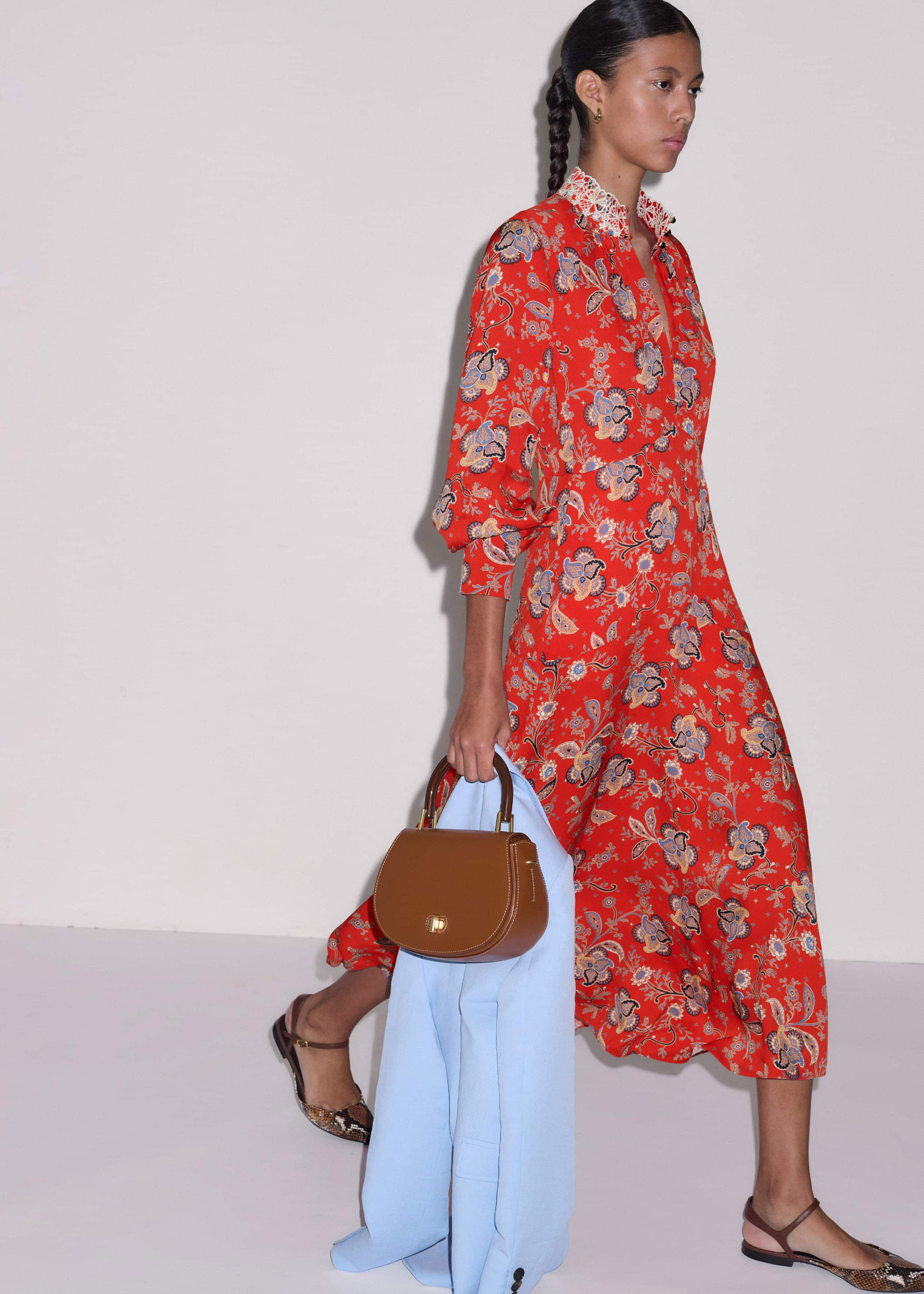 fit + flare maxi dress