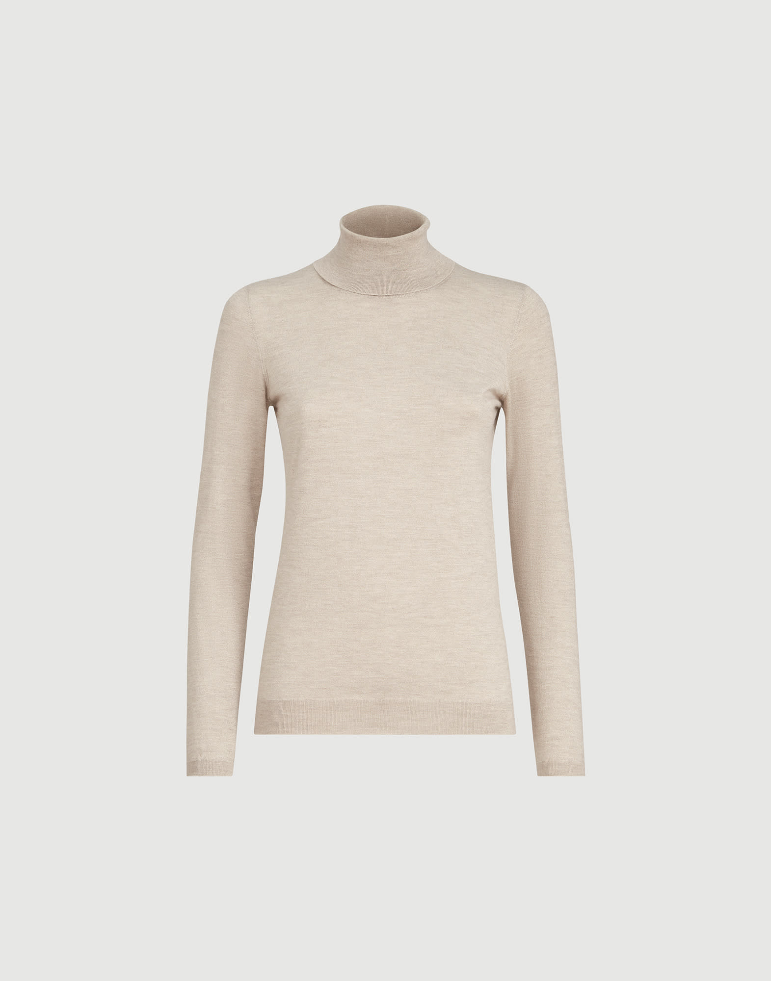 sparkling cashmere and silk lightweight turtleneck sweater