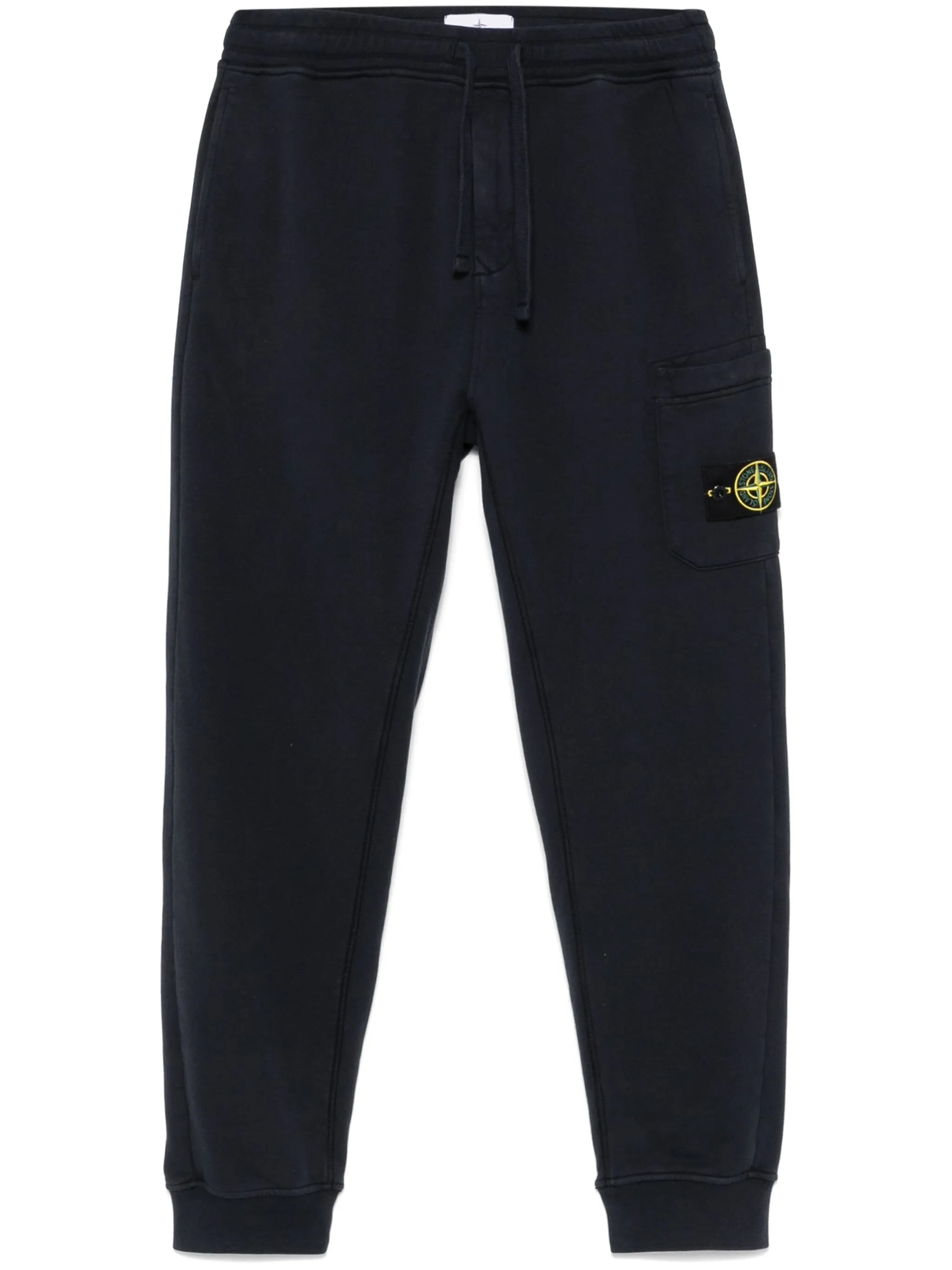 stone island compass-badge track trousers
