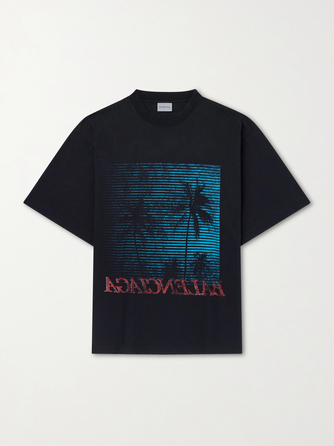 printed cotton-jersey t-shirt
