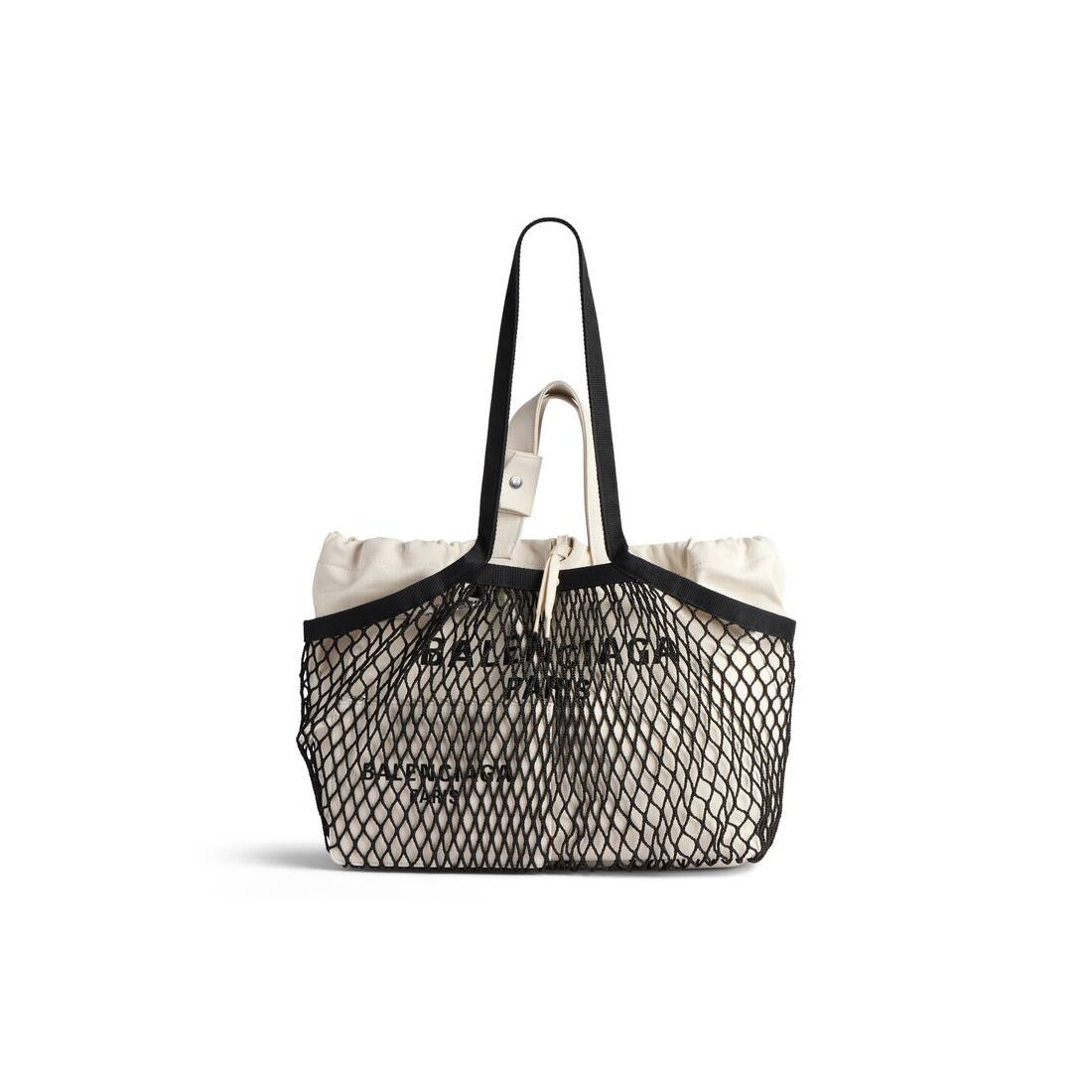women's 24/7 medium tote bag in beige/black
