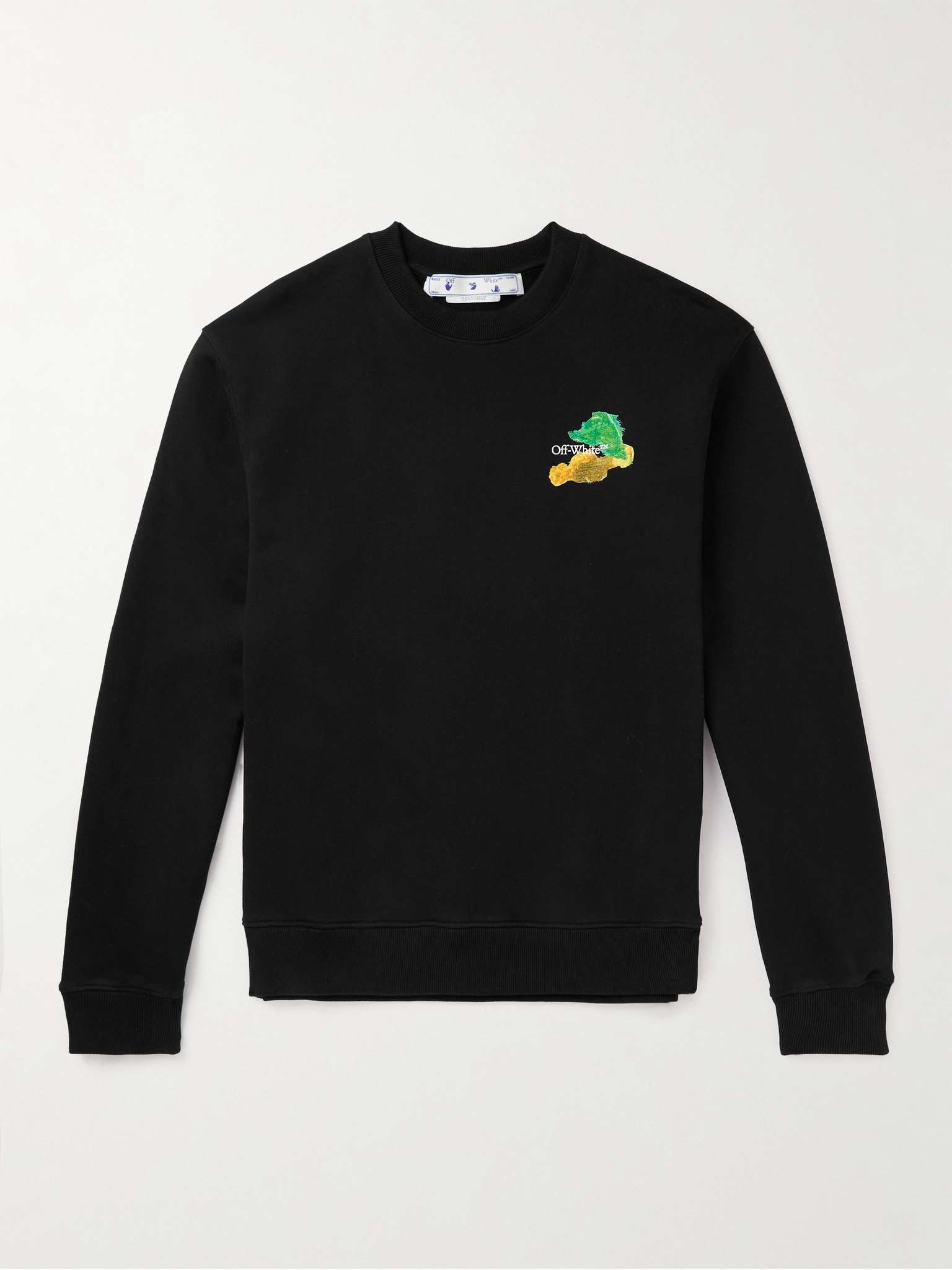 logo-print cotton-jersey sweatshirt