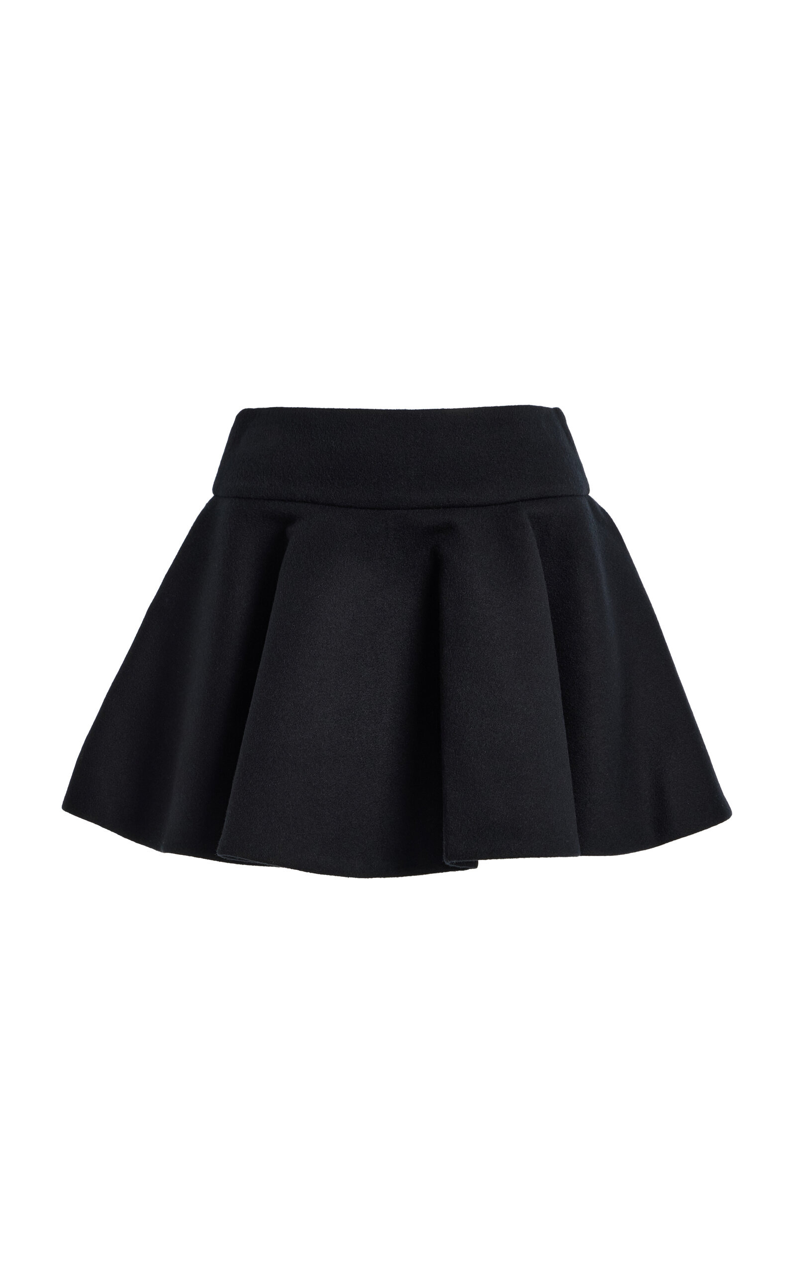 circle skirt mini black