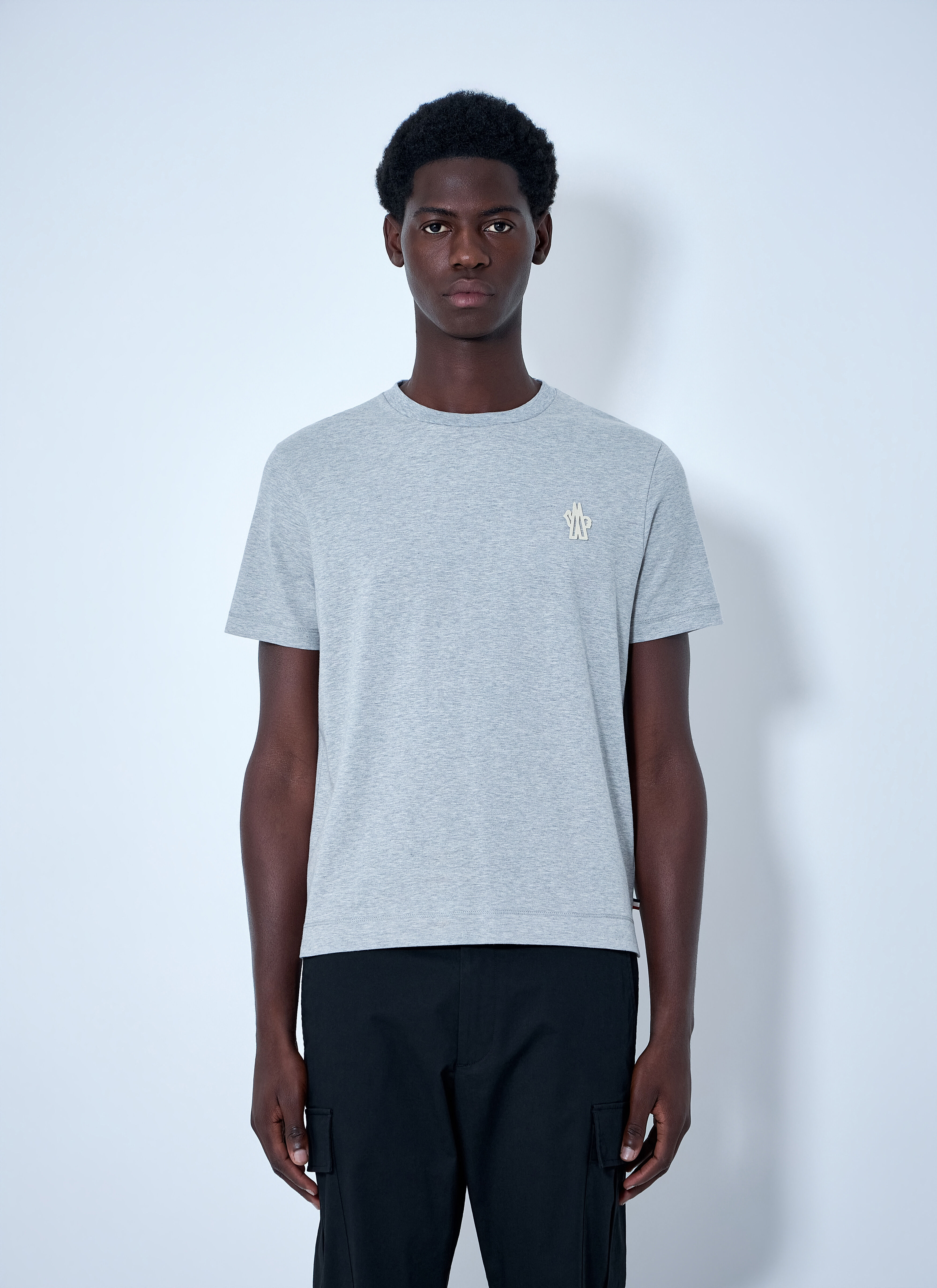 set of three logo motif t-shirts