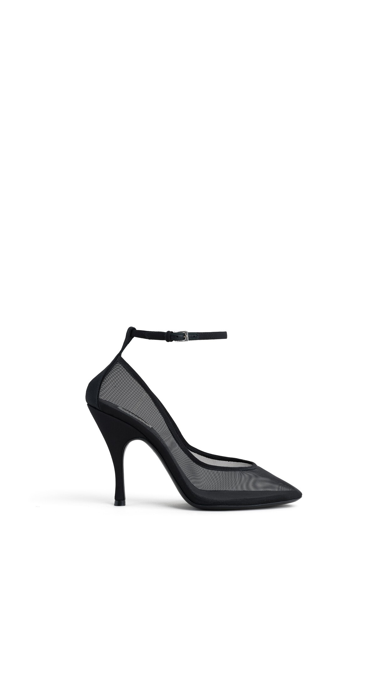 strappy pumps in mesh